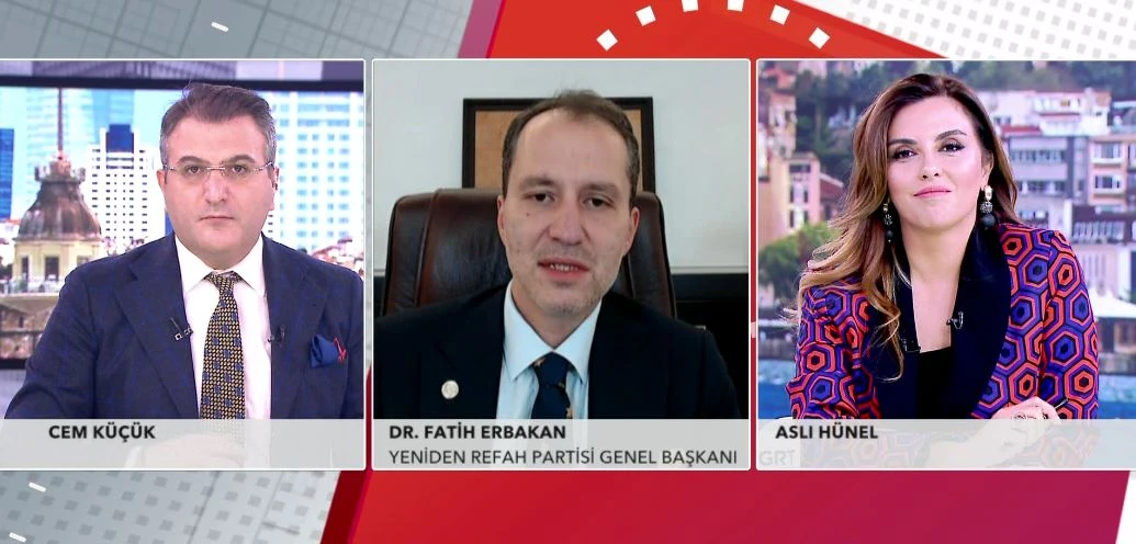 Yeniden Refah Partisi Genel Başkanı Dr. Fatih Erbakan: Millet İttifakı ile yürümeyiz